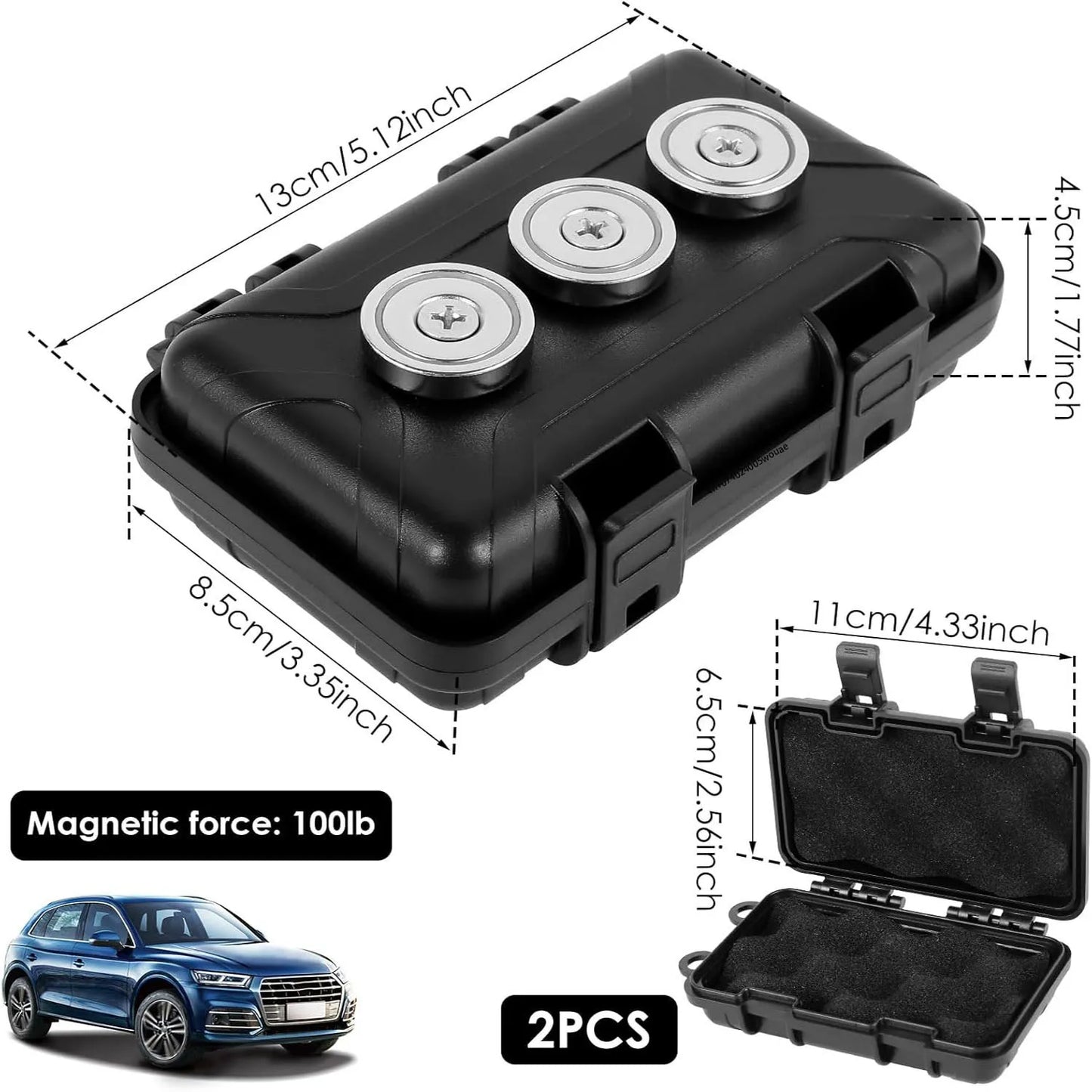 Under Car Upgraded Waterproof Magnetic Holder